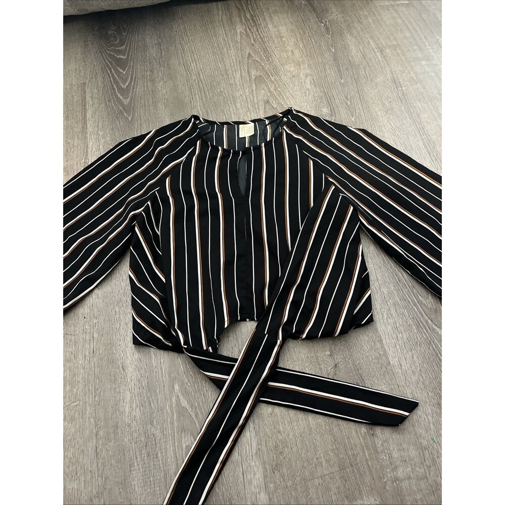Japna Women’s Striped Blouse Size Small